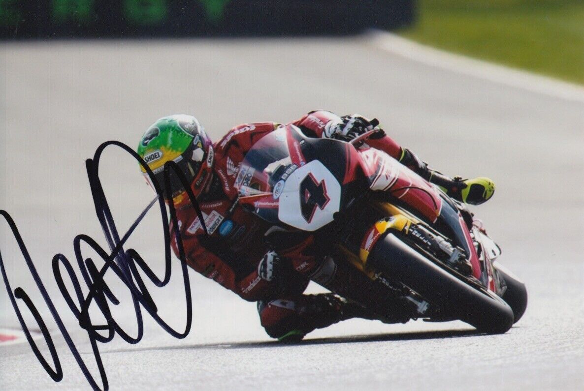 DAN LINFOOT HAND SIGNED 6X4 Photo Poster painting - BSB AUTOGRAPH - HONDA RACING 1.