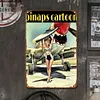Airplane Girl - Vintage Metal Signs(12*16Inch) - Vehicle