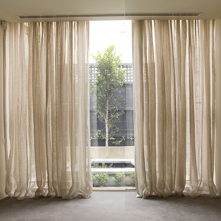 1panel | Linen Curtains-ChouChouHome