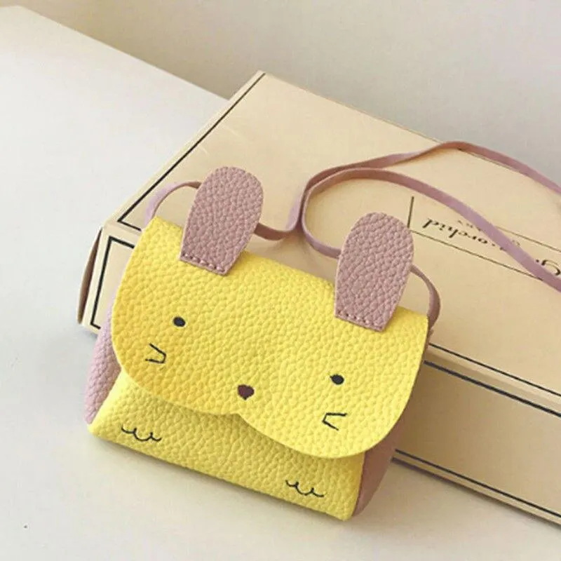 2019 Brand New Fashion Baby Kids Girl Bunny Shoulder Bag Cute Animal Storage Crossbody Messenger Bags Handbag Kids Gifts