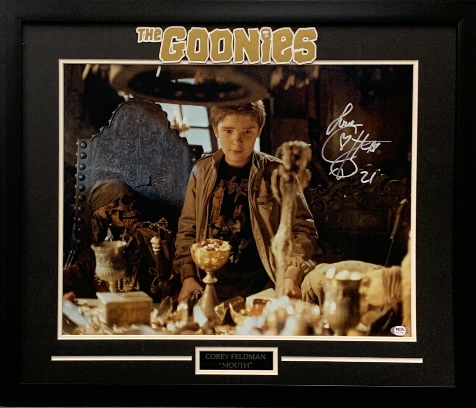 Corey Feldman autographed signed inscribed 16x20 framed Photo Poster painting The Goonies JSA