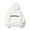 Authenticity Guaranteed Essentials Hoodie Sweatshirt Reflective Letter Print Sweatshirt