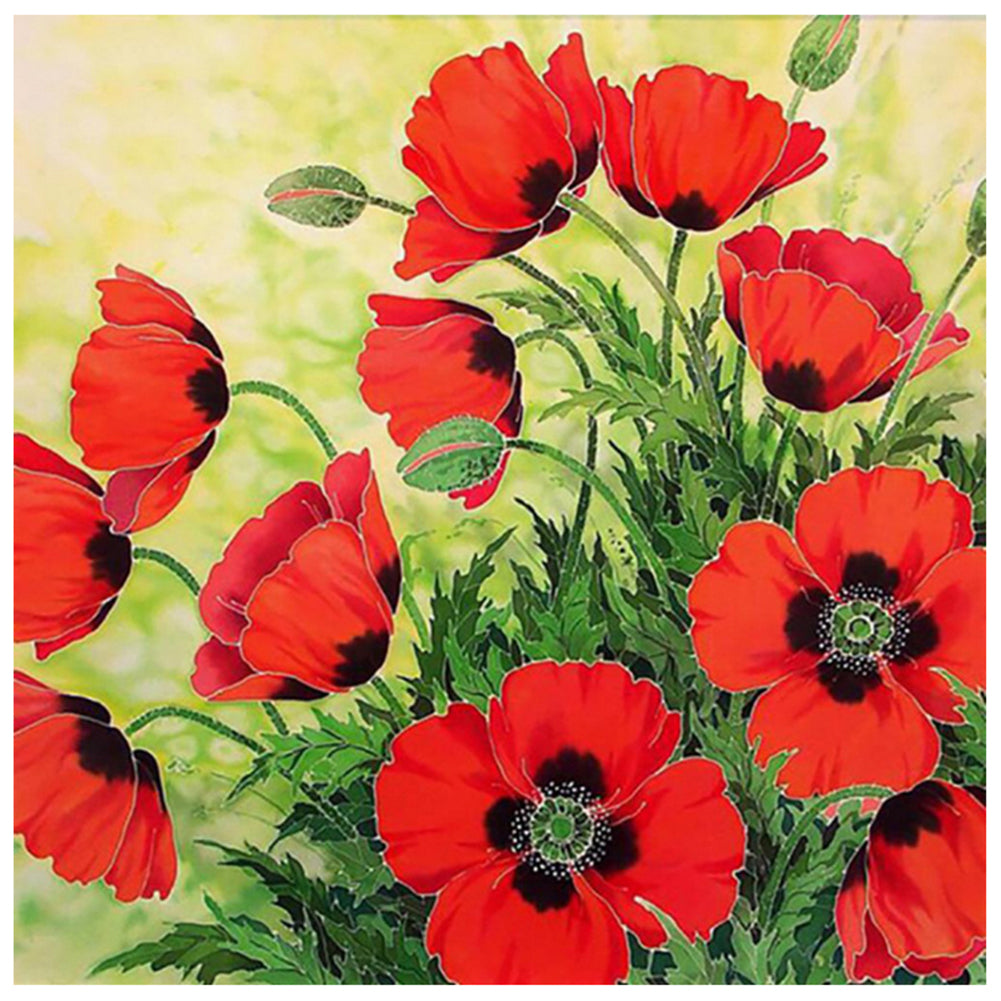 Flower Leaf Full Drill Diamond Painting 30X30CM(Canvas) gbfke