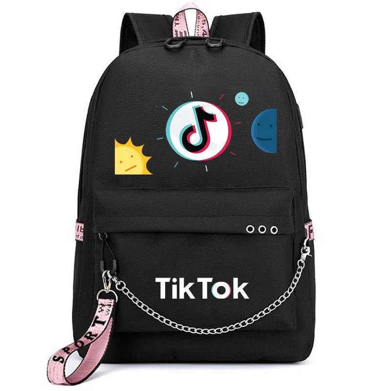 Buzzdaisy Tik Tok Sun Moon Backpack for Men Travel Hiking Laptop Backpack for Women School Boys and Girls Bag Student