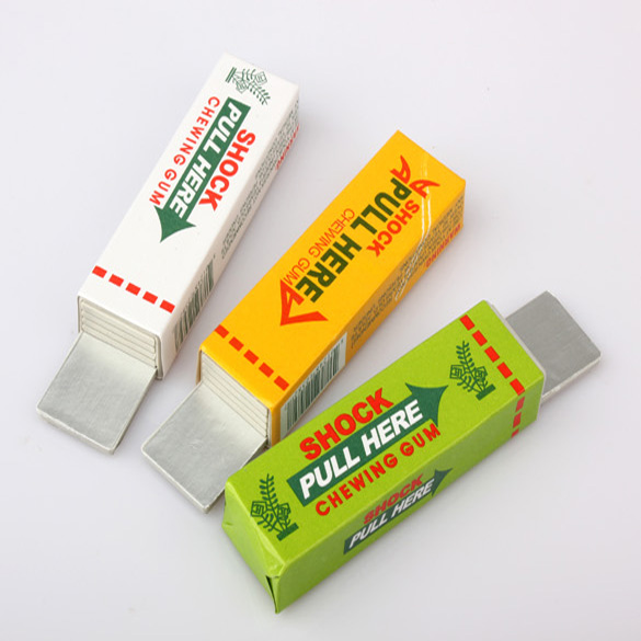 

Safety Trick Joke Toy Electric Shock Shocking Chewing Gum Pull Head, 501 Original