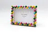  Candy DIY Building Block Photo Frame Kit,Creative Handmade Assembled Photo Frame Handmade Craft Gift Home Tabletop Display Decor