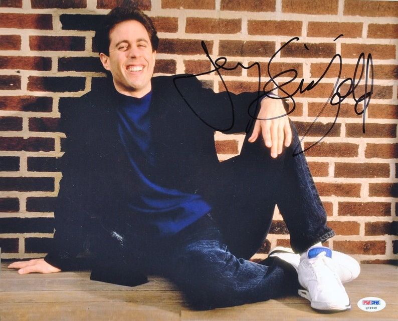 JERRY SEINFELD SIGNED Photo Poster painting 11x 14 wcoa