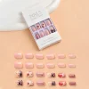 Fashion Printed Wearing Nails 24pcs 