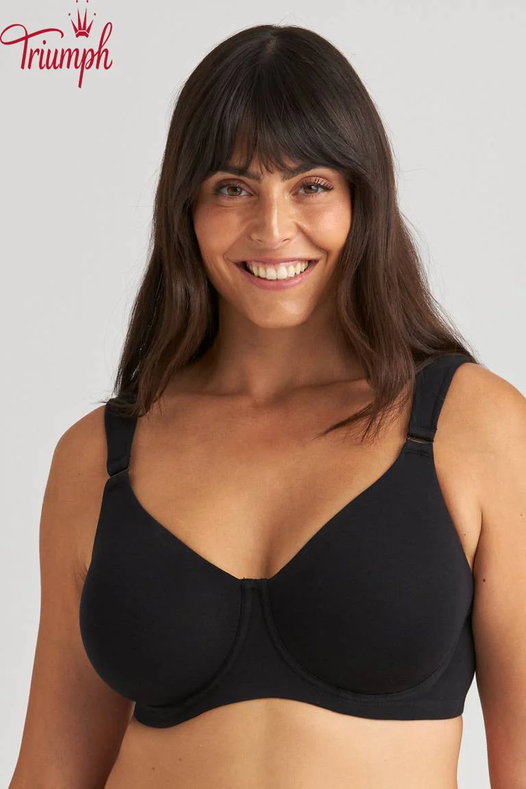 Triumph - (4 peças) Soutien de algodão com armação