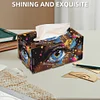 Yeux colorés en bois - boîte de mouchoirs bricolage 5d