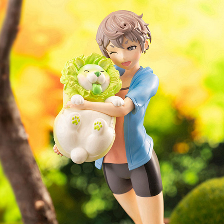 AniMester x Dodowo Vegetable Fairies Collection Sai and Cabbage Dog 1/7 Scale Figure