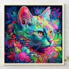 uk.everydayedeals (Limited Stock)Diamond Painting - Round AB Drills - Cat(45*45cm)