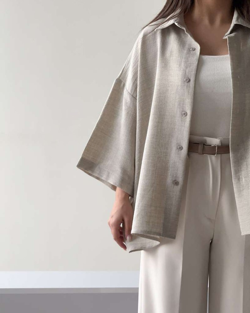 Casual Solid Color All-Match Shirt