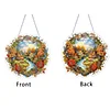 Diamond Painting Acrylic Country Stream Window Hanging Pendant for Home Decor