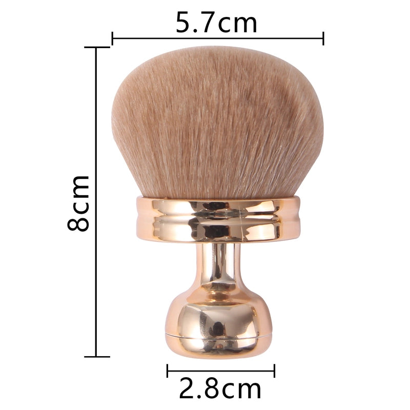 Portable Single Multi-use Large Mushroom Head Makeup Brush Powder Blush Brush Hot Makeup Tools