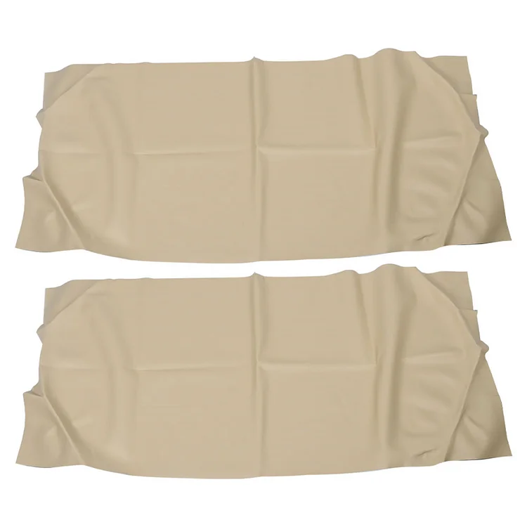 SEBLAFF Golf Cart Front Seat Bottom and Back Cushion Kit Beige Replacement for RXV 2008-up Golf Cart