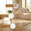 [US Local Warehouse] Acrylic Dog House Lockable Ventilated Modern Dogs Crate Clear Dog Playpen for Small and Medium Dogs Pets 24.02x15.75x23.62inch