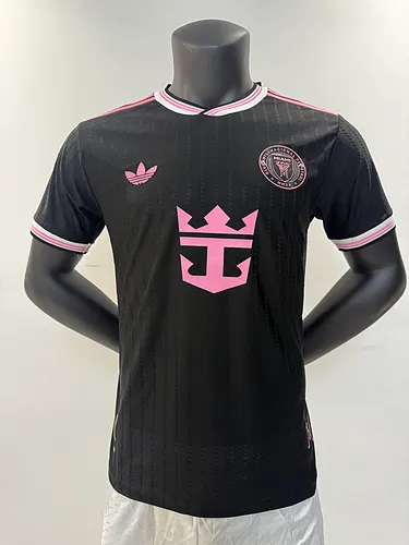 25-26 Miami Black Home Football Jersey 1:1 Thailand Quality