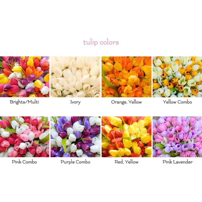 Tulip Buckets for Front Door Spring Tulip Wreaths