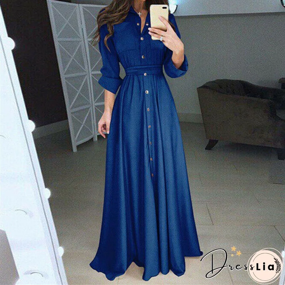 Sexy Women Dress Plus Size Ladies Dresses Long Sleeve Floral Boho Women Bodycon Maxi Dress Womens Clothing Evening Party Dresses
