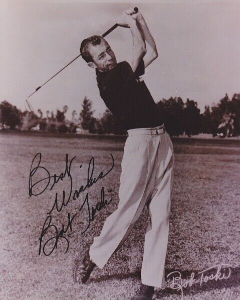 Bob Toski Signed - Autographed Golf 8x10 Photo Poster painting - 2013 PGA Hall of Fame Inductee