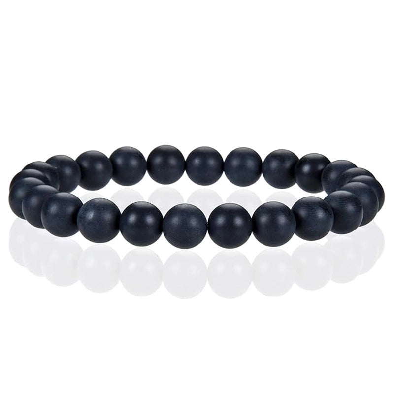 Minimalist Classic Style Round Natural Stone Bracelets In Bulk