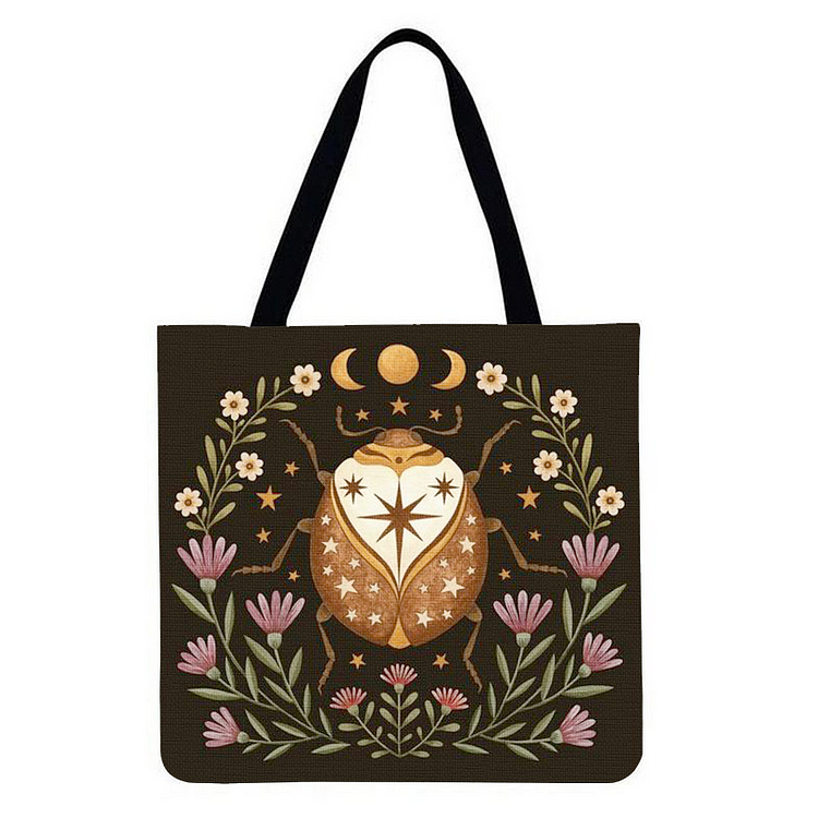 Owl - Linen Tote Bag