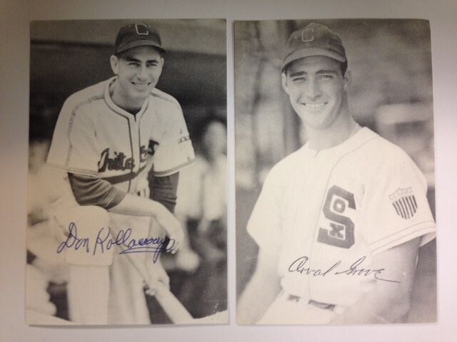 Don Kolloway Signed Autographed Postcard Size 1940s White Sox Photo Poster painting JSA Precer