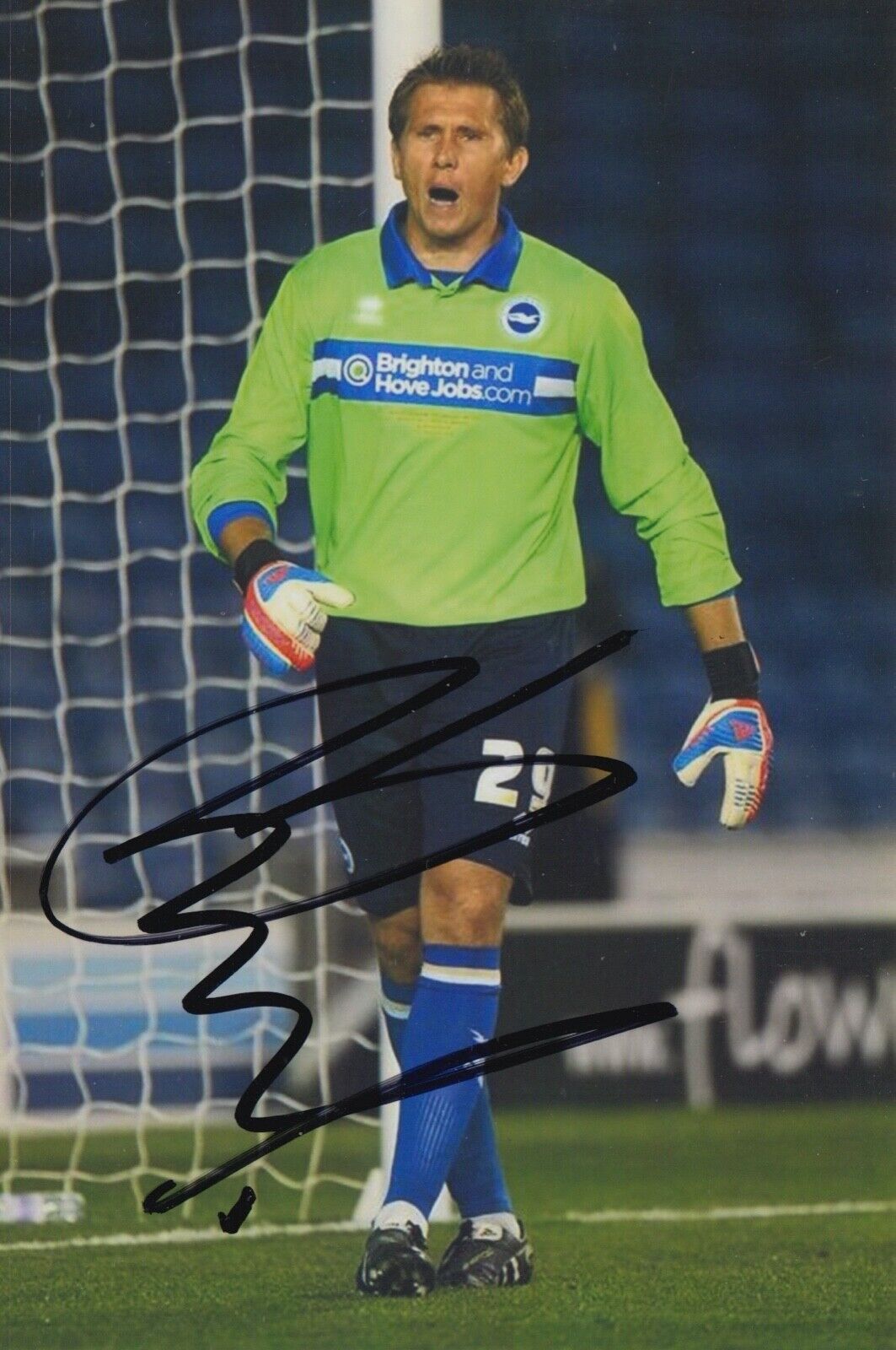 TOMASZ KUSZCZAK HAND SIGNED 6X4 Photo Poster painting - FOOTBALL AUTOGRAPH - BRIGHTON 1.