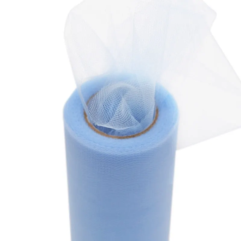 Tulle Roll 15cm 25Yards Roll Fabric Spool Tutu Party Baby Shower Birthday Gift Wrap Wedding Decoration Christmas Event Supplies