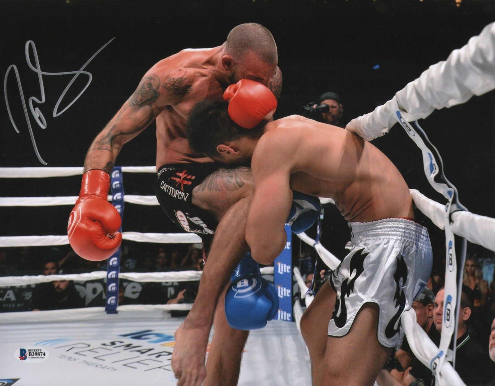 Joe Schilling Signed 11x14 Photo Poster painting BAS COA Bellator Kickboxing Picture Autograph 8