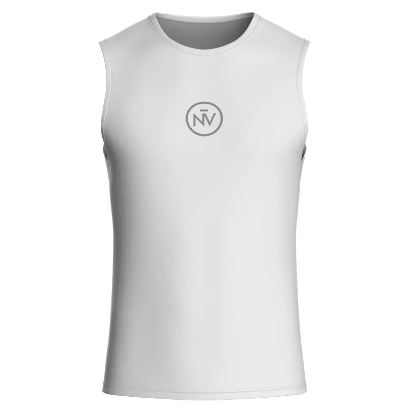 Essential White Base Layer – Cycling Sleeveless Slim Fit Lightweight