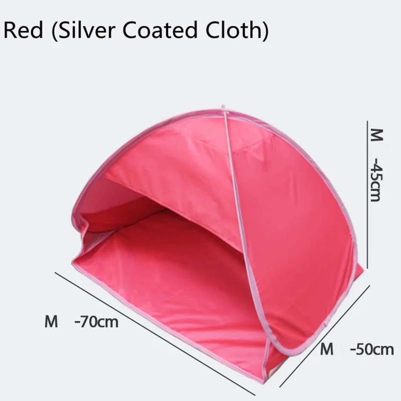 Quick-Open Tent Lazy Automatic Outdoor Camping Beach Folding Sunshade Windproof Headrest Tent Cover Fishing Survival Tool