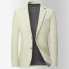 Men's New Slim Fit Non-ironing Woolen Wool Blazer