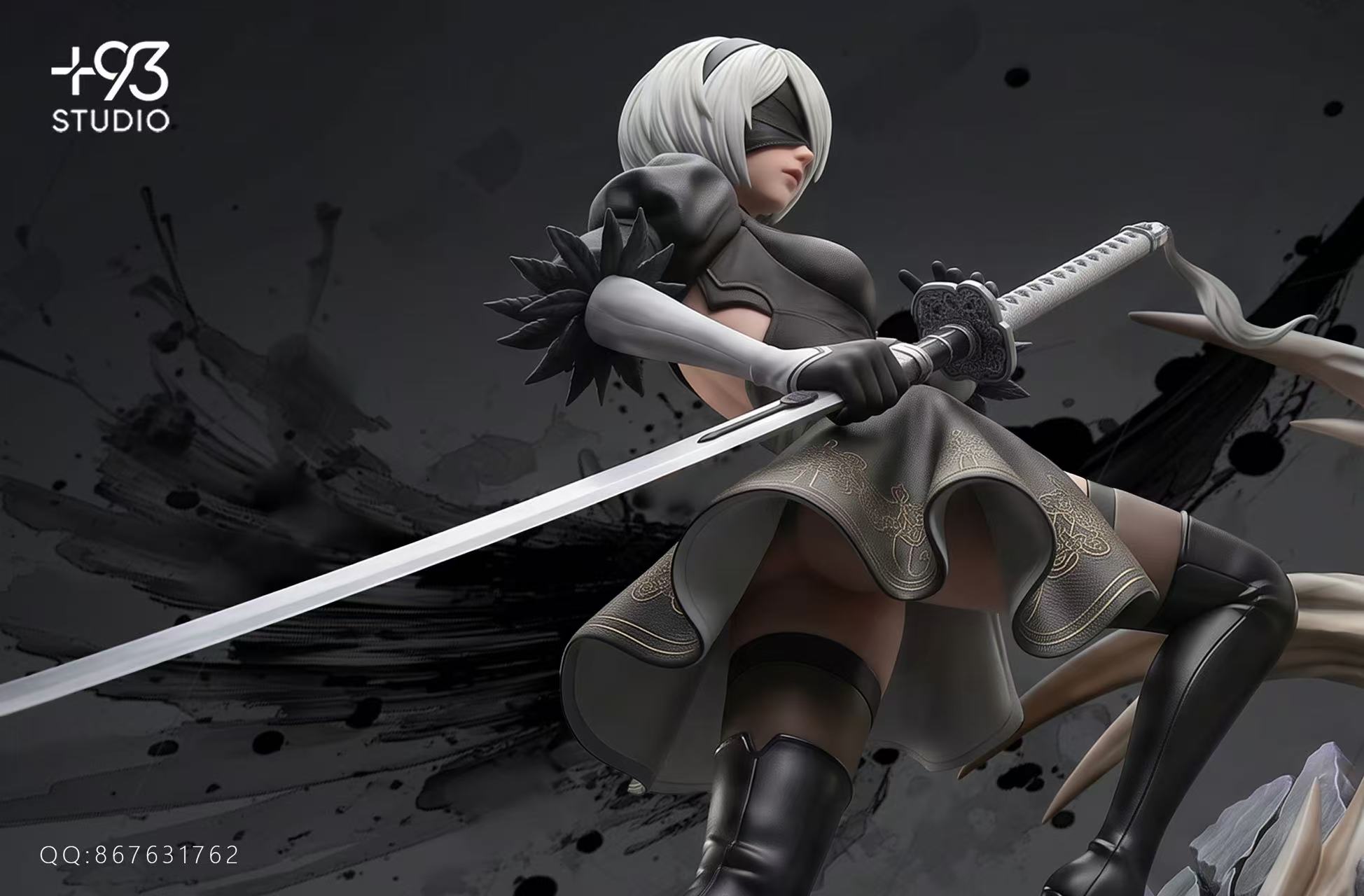 XIX&middot;III Studio - YoRHa No. 2 Type B Attack NieR:Automata  1/6 & 1/4 Scale Statue(GK)-