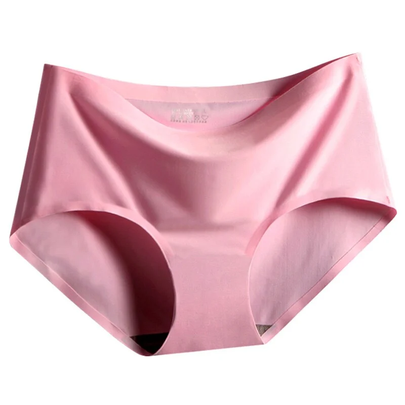 Sexy Women Panties Seamless Underwear Comfortable Briefs Female Girls Thongs Intimates Lingerie Ladies 1pcs Solid Color New