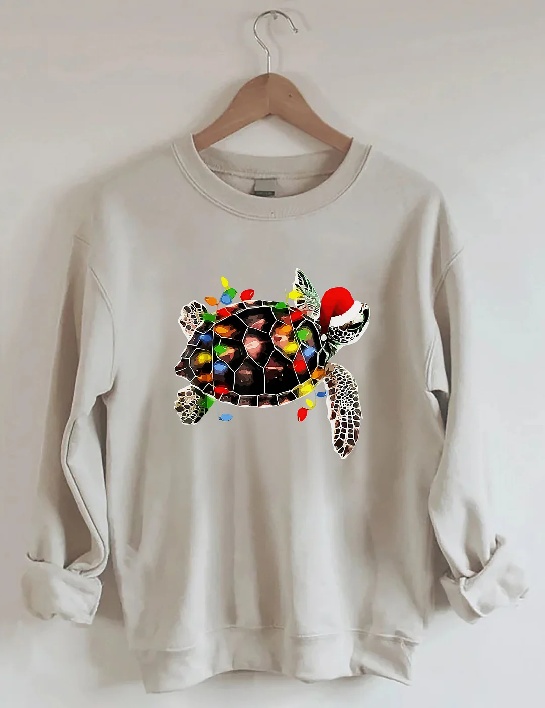 Turtle Christmas Lights Sweatshirt