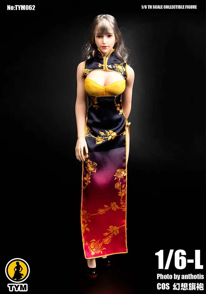 TYM062 1/6 cosplay cheongsam model for 12inch female figure-aliexpress
