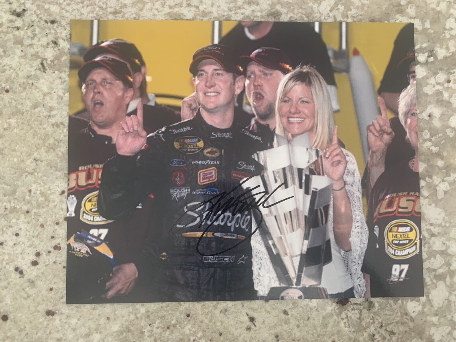 Kurt Busch Signed 8X10 Photo Poster painting Autographed NASCAR