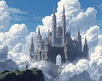 Giant&rsquo;s Castle in the Sky - Diamond Painting
