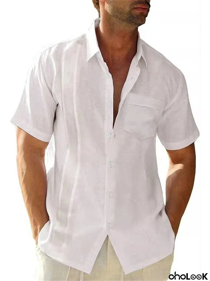 Comfy Short Sleeve Beach Shirts for Men