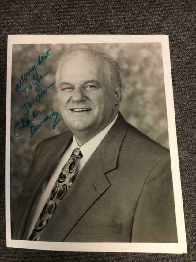 Charles Durning Boldly Signed 8x10 Magazine Photo Poster painting with Auction House COA