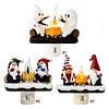 Resin Warm Glow Ghost Campfire Plug-in Night Light Wall Outlet