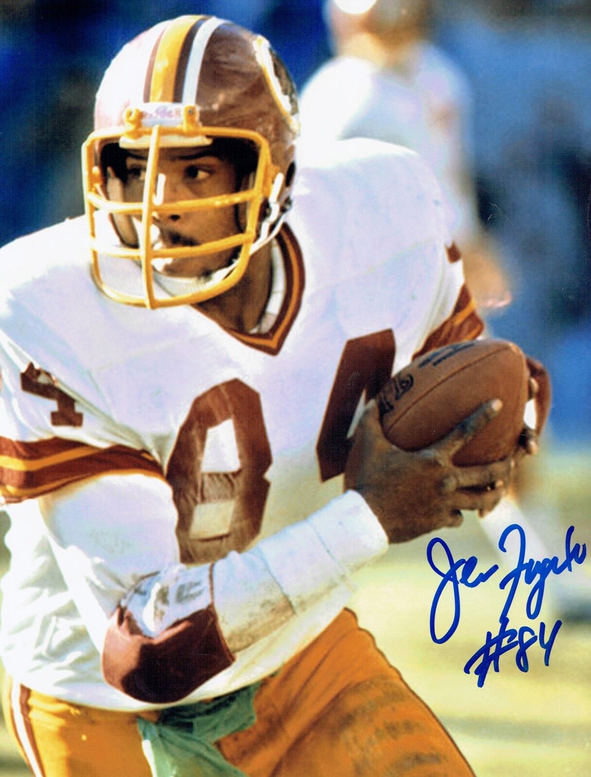 Signed 8x10 Jean Fuggett Washington Redskins Autographed Photo Poster painting - w/COA