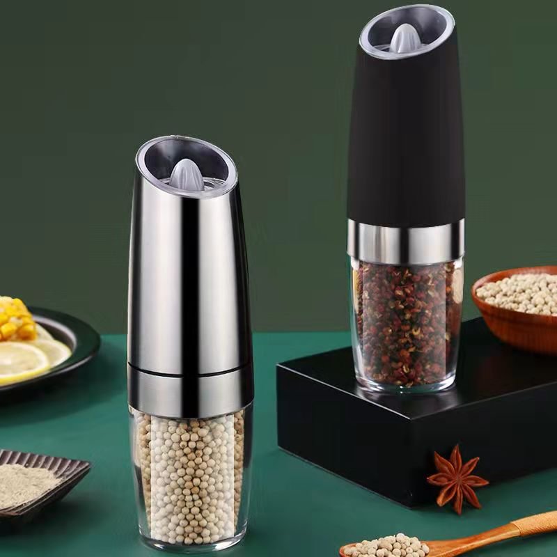 Automatic Electric Gravity Induction Salt and Pepper Grinder - vzzhome