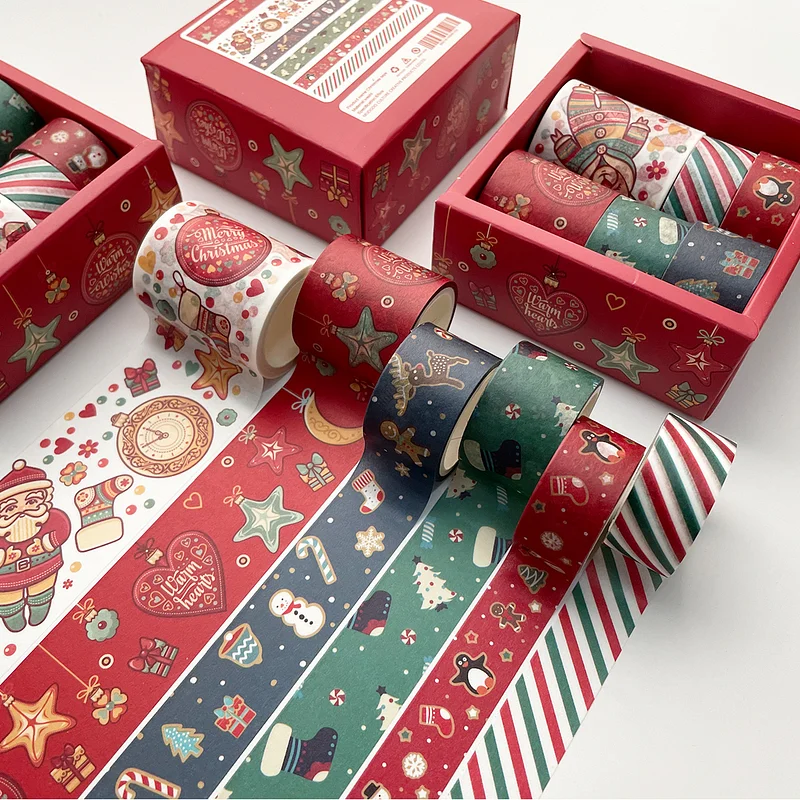 Boba Parade Overlap Washi Tape, Pattern Paper Tape, Gift Wrap, Stocking  Stuffer, Kawaii, Journal, Planner, Notepad