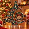 DIY Pearl Diamond Painting Acrylic Stand, Christmas Tabletop Decoration, Special Shaped Diamond Art Craft Kit for Home Decor