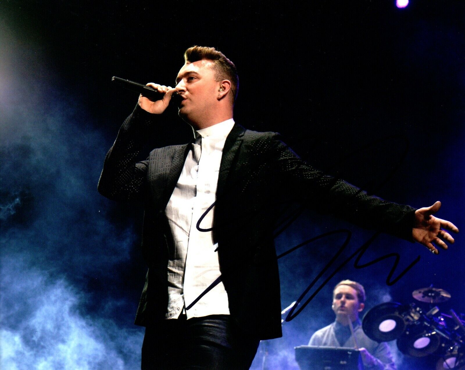 Sam Smith Signed - Autographed Concert - Singer 8x10 inch Photo Poster painting with Certificate