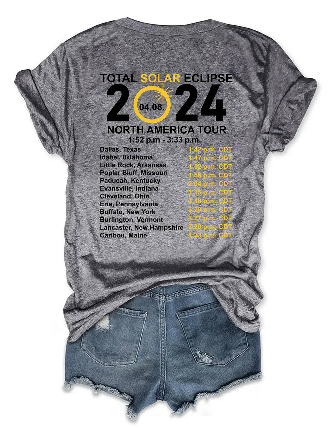 Total Solar Eclipse 2024 T-shirt