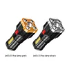 P7900 Super Bright Flashlight Portable USB Waterproof Hiking Searchlight